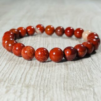 bracelet jaspe rouge