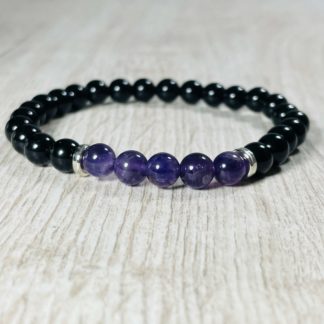 Bracelet obsidienne