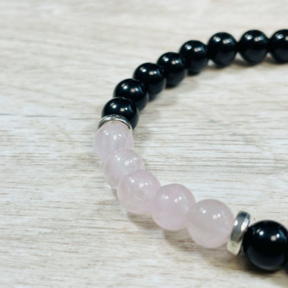 Bracelet en obsidienne noire