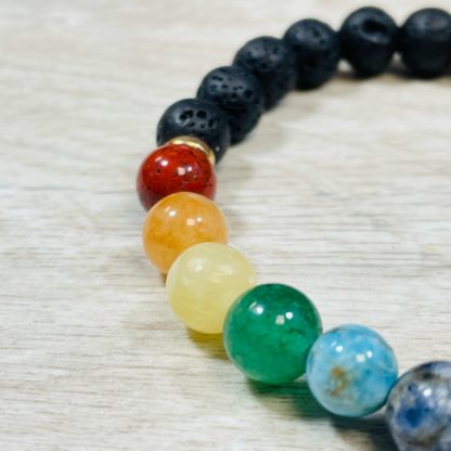 bracelet 7 chakras composition